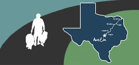 2 Dogs 2000 Miles Cancer Cure Hike Stage One